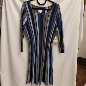 NWT ECI Midi- Knit Dress